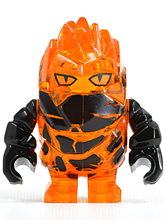 Минифигурка Lego Rock Monster - Firax (Trans-Orange) pm025 U